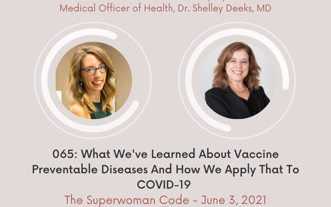 065: What We’ve Learned About Vaccine Preventable Diseases And How We Apply That To COVID-19 with NACI Vice-Chair & NS Deputy Chief Medical Officer of Health Dr. Shelley Deeks, MD